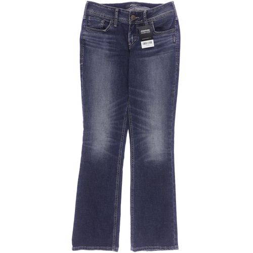 Silver Jeans Damen Jeans, marineblau, Gr. 26