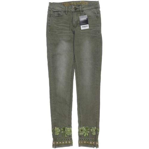 Desigual Damen Jeans, grün, Gr. 34