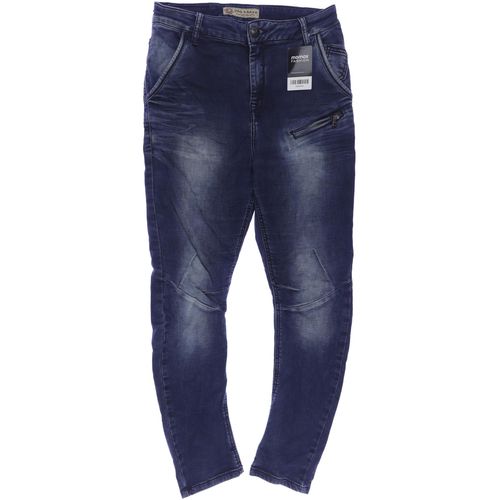 Cipo & Baxx Damen Jeans, marineblau, Gr. 28