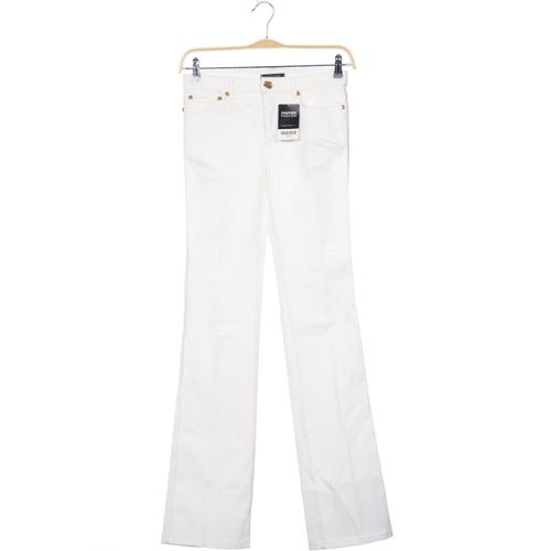 Roberto Cavalli Damen Jeans, cremeweiß, Gr. 40