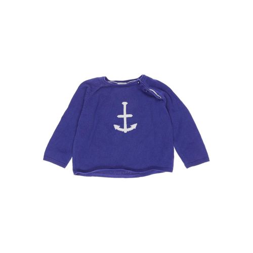 Petit Bateau Herren Pullover, blau, Gr. 74