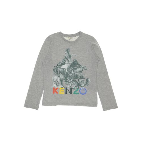 Kenzo Herren Langarmshirt, grau, Gr. 140