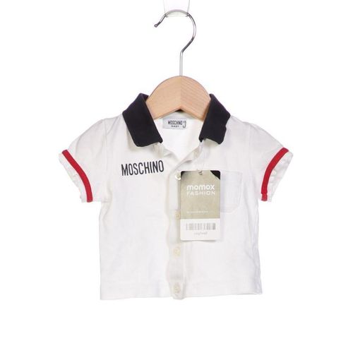 Moschino Herren Poloshirt, weiß, Gr. 56