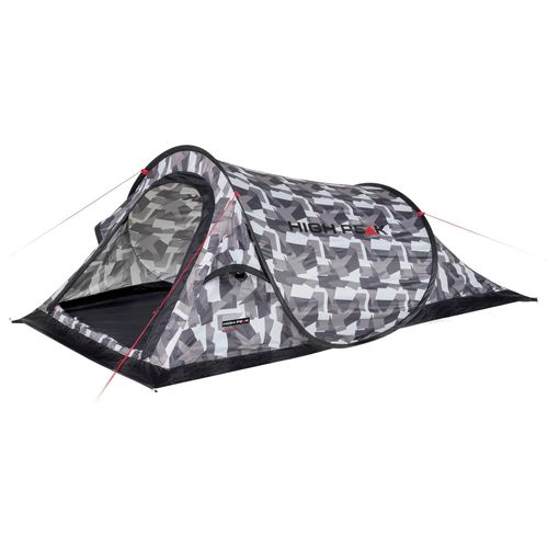 Wurfzelt HIGH PEAK "Pop up Zelt Campo" Zelte Gr. B/H/L: 120cm x 90cm x 220cm, grün (camouflage)