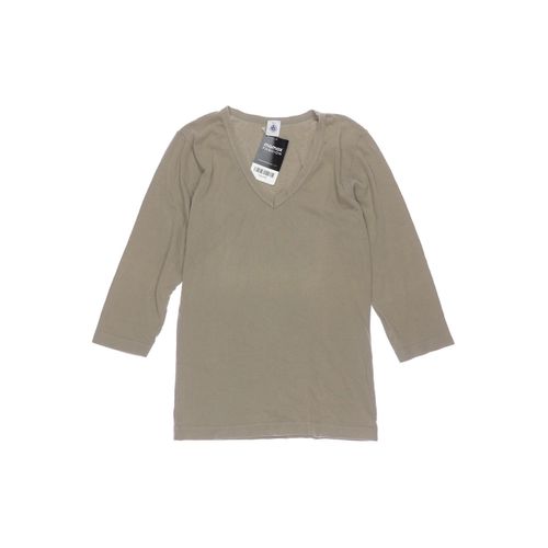 Petit Bateau Damen Langarmshirt, beige, Gr. 158