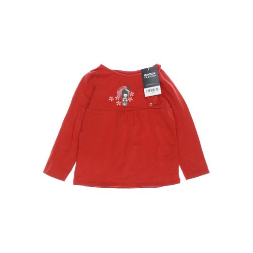 vertbaudet Damen Langarmshirt, rot, Gr. 116