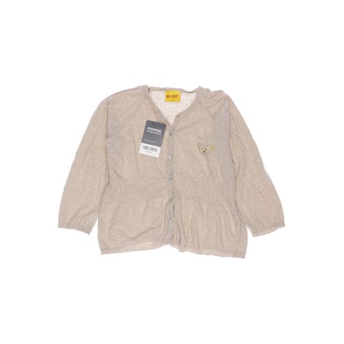 Steiff Damen Strickjacke, beige, Gr. 110