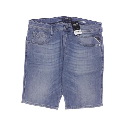 Replay Herren Shorts, blau, Gr. 38