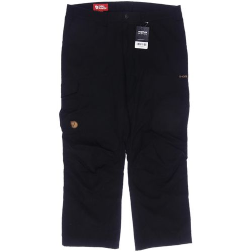 Fjällräven Herren Stoffhose, schwarz, Gr. 42