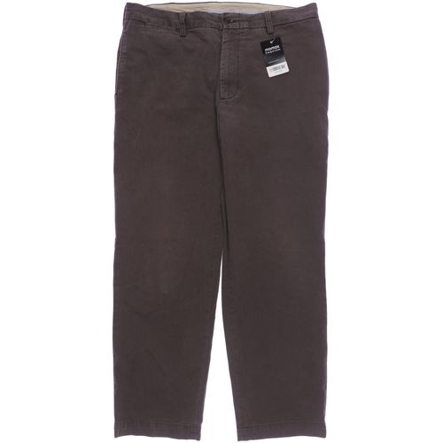 Hackett London Herren Stoffhose, braun, Gr. 48