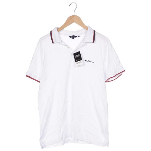 Ben Sherman Herren Poloshirt, weiß, Gr. 52