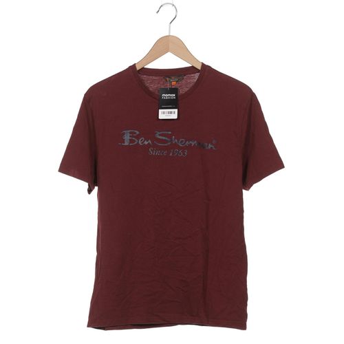 Ben Sherman Herren T-Shirt, bordeaux, Gr. 52