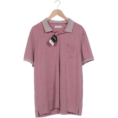 Bugatti Herren Poloshirt, pink, Gr. 58