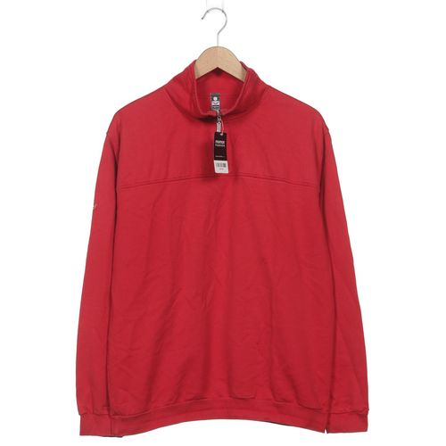 Trigema Herren Sweatshirt, rot, Gr. 52