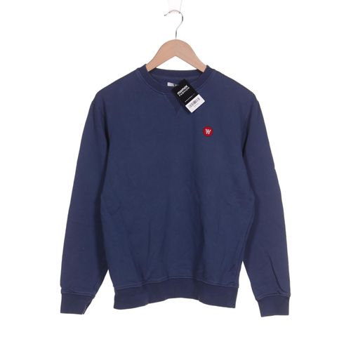 Wood Wood Herren Sweatshirt, blau, Gr. 48