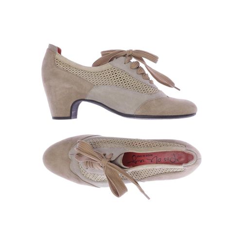 pas de rouge Damen Halbschuh, beige, Gr. 36