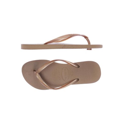 Havaianas Damen Sandale, gold, Gr. 35