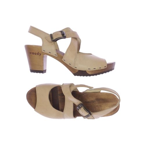 Wood Wood Damen Sandale, beige, Gr. 40