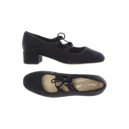 Clarks Damen Ballerinas, schwarz, Gr. 4.5