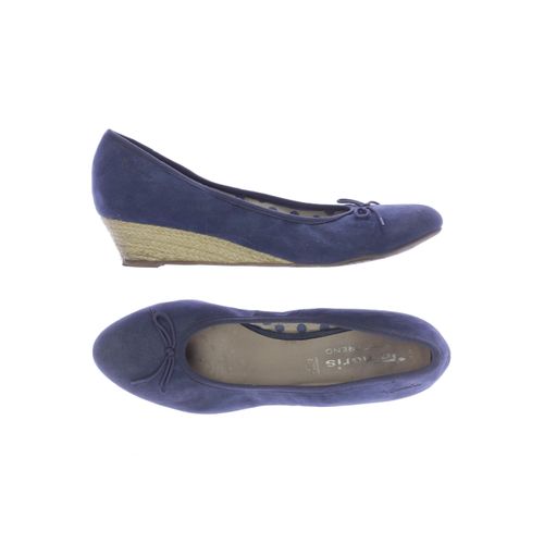 Tamaris Damen Ballerinas, blau, Gr. 41