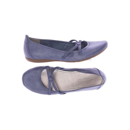 Tamaris Damen Ballerinas, blau, Gr. 39