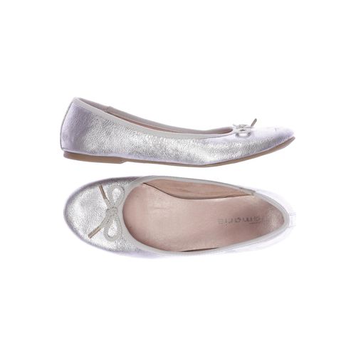 Tamaris Damen Ballerinas, silber, Gr. 39