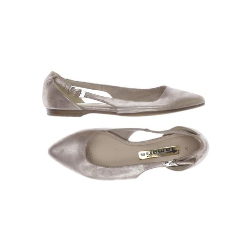 Tamaris Damen Ballerinas, gold, Gr. 37