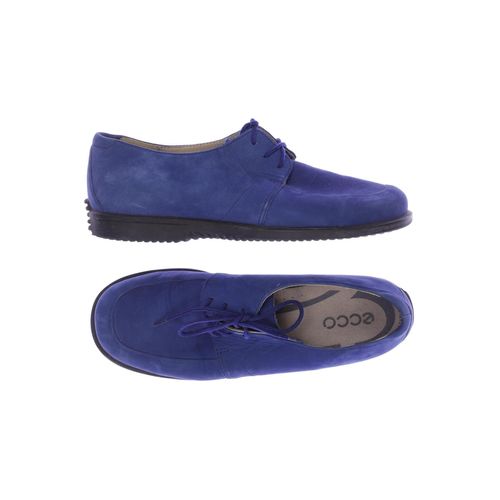 Ecco Damen Halbschuh, blau, Gr. 37