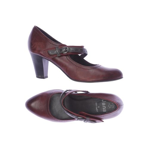 Jana Damen Pumps, bordeaux, Gr. 38