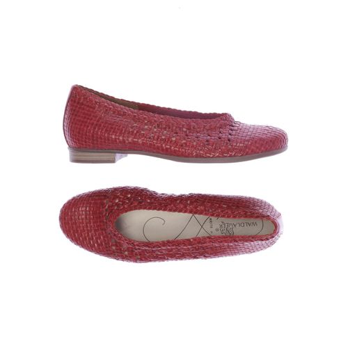 waldläufer Damen Ballerinas, rot, Gr. 5.5