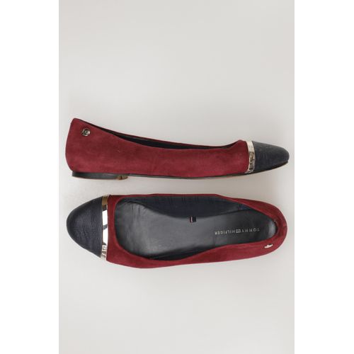 Tommy Hilfiger Damen Ballerinas, bordeaux, Gr. 40