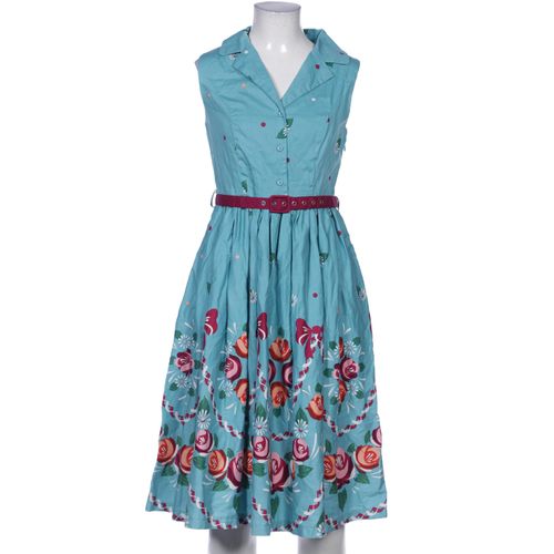 Lindy Bop Damen Kleid, blau, Gr. 36