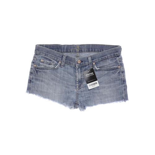 7 for all mankind Damen Shorts, blau, Gr. 28