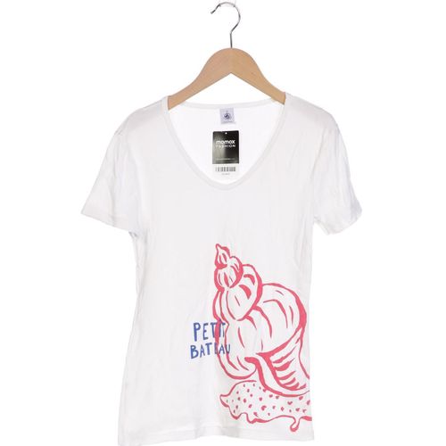 Petit Bateau Damen T-Shirt, weiß, Gr. 38