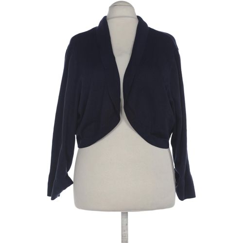 sheego Damen Strickjacke, marineblau, Gr. 56