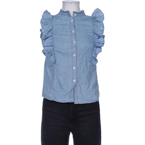 Denim & Co. Damen Bluse, blau, Gr. 32