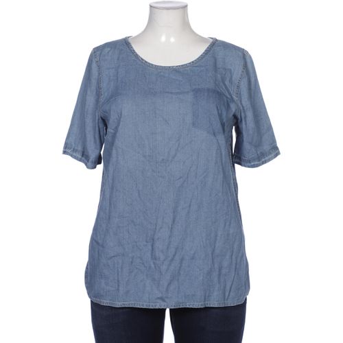 sheego Damen Bluse, blau, Gr. 44