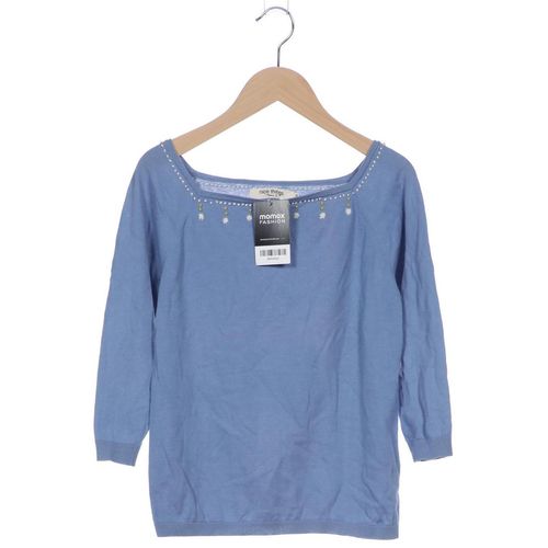 nice things Damen Pullover, blau, Gr. 36