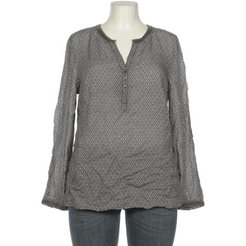 sheego Damen Bluse, grau, Gr. 46