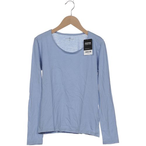 Grüne Erde Damen Langarmshirt, hellblau, Gr. 36