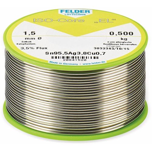 FELDER LÖTTECHNIK Lötdraht 20841030 ISO-Core "EL", 500 g
