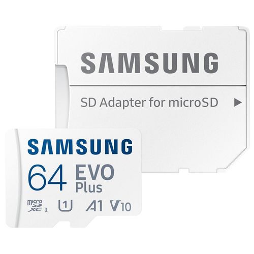 SAMSUNG MicroSDXC-Speicherkarte EVO Plus (2024) 64GB inkl. Adapter