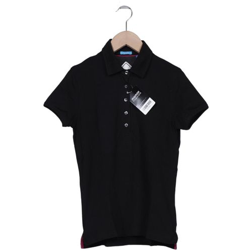 Burlington Damen Poloshirt, schwarz, Gr. 36