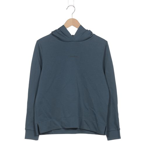 Calvin Klein Damen Kapuzenpullover, blau, Gr. 36