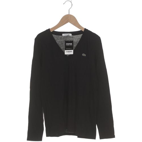 Lacoste Damen Langarmshirt, schwarz, Gr. 38