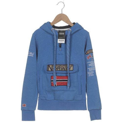 Geographical Norway Damen Kapuzenpullover, blau, Gr. 36