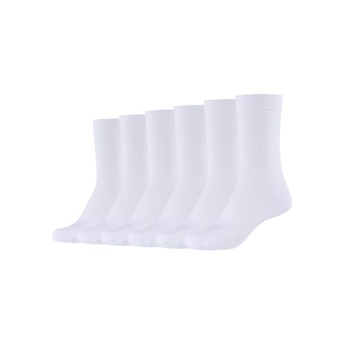 Camano Socken, (6er Pack), Mit hangekettelter Zehennaht