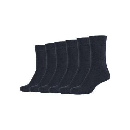 Camano Socken, (6er Pack), Mit hangekettelter Zehennaht