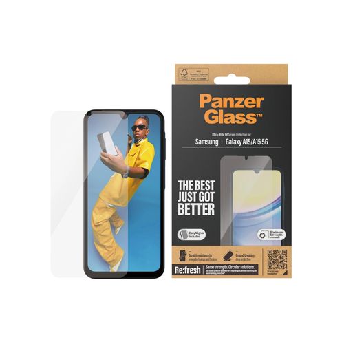 PanzerGlass Displayschutzglas »Ultra wide Fit Galaxy A15 / A15 5G«, für Galaxy A15, Galaxy A15 5G, (1 St.)