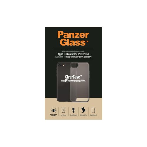 PanzerGlass Backcover »ClearCase Black Edition AB iPhone 6/7/8/SE«, iPhone 6S-iPhone 6-iPhone 7 / 8-iPhone SE (2. Gen)-iPhone SE (2020)